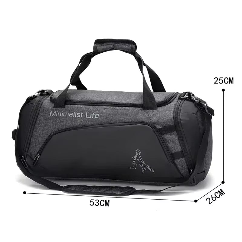 Sports Bag/Gym Tote Bag Waterproof Training Fitness Bags Durable Multifunctional Handbag Outdoor Sporting 